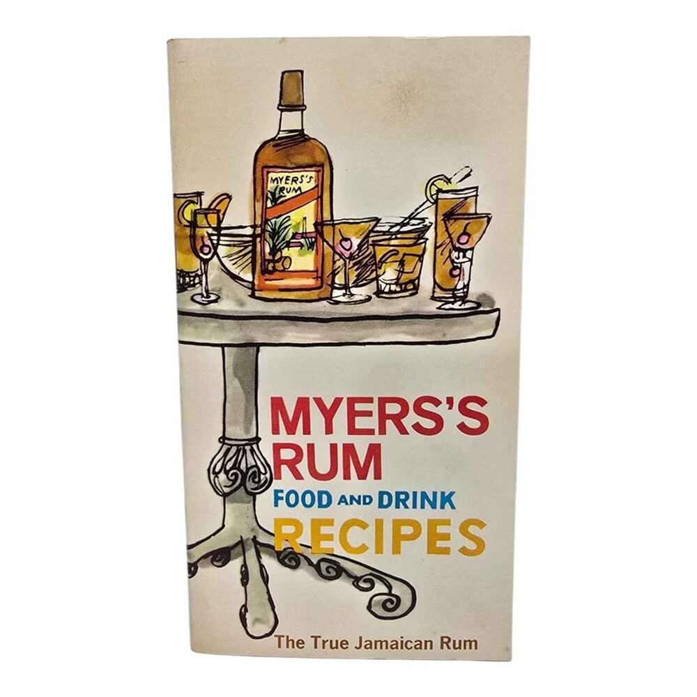 Vintage Myers's Rum Food and Drink Recipes Booklet